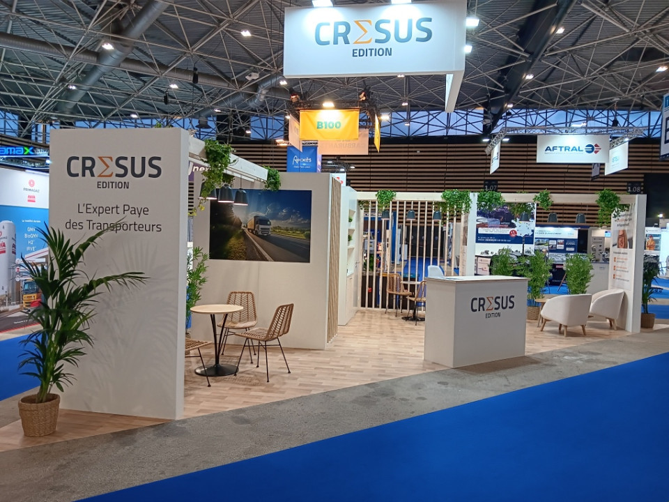 Stand SOLUTRANS 2025 de CRESUS EDITION